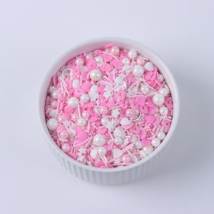 Lovebakery-decoraciones para Tartas de San Valentín, aspersores de <span class=keywords><strong>confeti</strong></span> de corazón de estrellas, perlas de azúcar comestibles, decoración de pasteles para repostería - Product Image 3