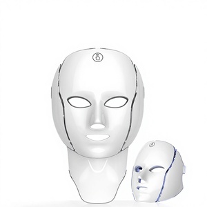 Masque facial détachable à <span class=keywords><strong>lumière</strong></span> <span class=keywords><strong>pulsée</strong></span> pour le traitement de l'acné, blanchiment, réparation, masseur électronique pour le soin de la peau - Product Image 2