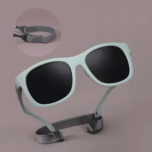 Солнцезащитные очки Sunway, 2024 Лидер продаж, От 0 до 3 лет защита UV400, небьющиеся поляризационные очки для малышей, Детские гибкие солнцезащитные очки