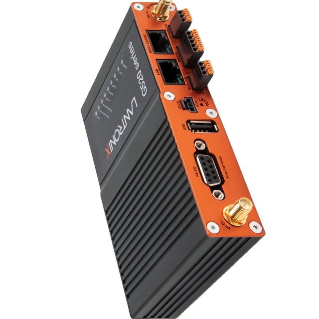 Lantronix G520 Gateways G526 Industrial Gateway with LTE Cat 4 Ethernet, Serial, I/O Fieldbus Conversion, Industrial Protocols