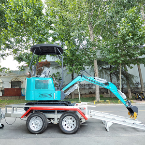 Nouvelle remorque pleine galvanisée de capacité de RLD 2000kg-Best-seller pour excavatrices compactes - Product Image 4
