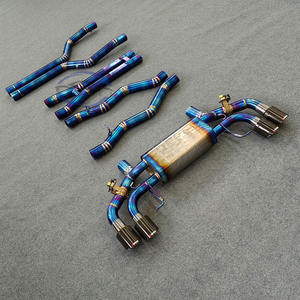 Escape FUDKLi Catback para BMW M5 F90 <span class=keywords><strong>M850i</strong></span> <span class=keywords><strong>M8</strong></span> F92 4,4 T sistema de escape de alto rendimiento silenciador de escape de aleación de titanio - Product Image 6