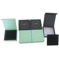 Boîte cadeau pour bijoux de petite taille, couleur personnalisée, prix bas, avec couvercle, en carton rigide, boîte carrée en papier pour cadeaux