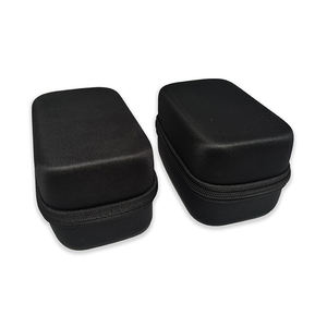 खाली स्टोरेज ब्लैक हार्ड ब्लैक हार्ड जिपर क्लोजर बुना हुआ कपड़ा फैशन पोर्टेबल ईवा कैरी केस - Product Image 6