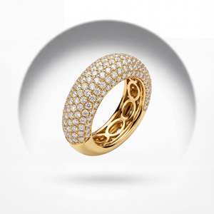Anillo de Diamante Cultivado en Laboratorio con Corte Brillante Redondo, Certificado por IGI, para Mujer, Oro Sólido de 9K, 10K, 14K, 18K, para Compromiso, Boda, Fiesta Nupcial - Product Image 6