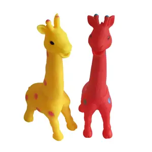 Factory Directly Supplier Giraffe shape Safety Pet Chew Toy