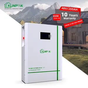 48V 200Ah 10kWh Lifepo4 Power Wall batteria solare casa accumulo di energia 20kWh batterie agli ioni di litio prezzo all'ingrosso pacco batteria