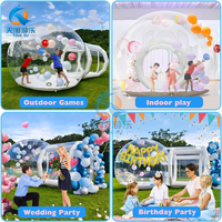 Tente à bulles géantes transparente en PVC gonflable Igloo en cristal Dome Fun Kids Party Balloons Clear House for Kids
