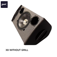 Altavoz Coaxial Pasivo de 2 Vías Pat X8, Altavoz Portátil de 8 Pulgadas de Alta Potencia, Rango Completo, Resistente al Agua, Audio de Alta Resolución para Escenario