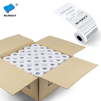 Kualitas Premium bebas BPA bahan kimia khusus Register tunai Pos Resi tagihan kertas gulungan gulungan pita termal untuk KARTU KREDIT Printer