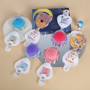Cepillo de masaje para el cabello Mohei Cushion Comb de 10-15 cm, de plástico, para bebés y niños, con diseño de dibujos animados. - Product Image 1