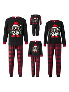 Pyjamas Maison Respirants Famille Noël Automne/Hiver Motif Dessin Animé pour Familles de Trois ou Quatre – ODM/OEM - Product Image 3