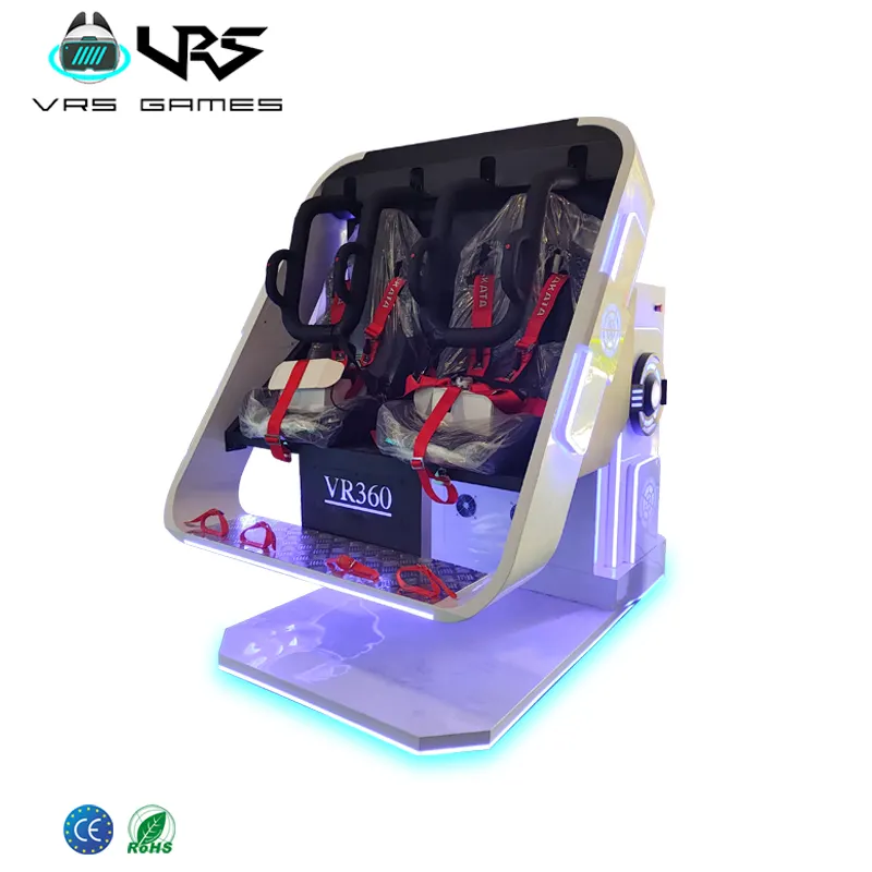 Cinéma de sièges de l'équipement 2 de réalité virtuelle de VRS 360 joueur de jeu de simulateur de vol du degré VR 2