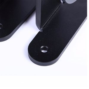 Riel de colgar superior WEKIS de diseño moderno, rodillo de acero negro para puertas correderas de armario, material de latón para edificios - Product Image 2