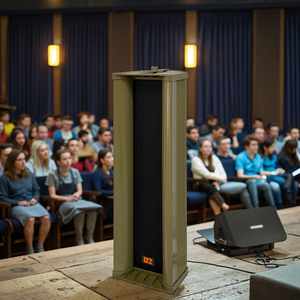 Sẵn sàng để tàu 45W thời tiết loa <span class=keywords><strong>PA</strong></span> hệ thống ngoài trời trong nhà Cột loa với vỏ kim loại hợp kim nhôm - Product Image 3