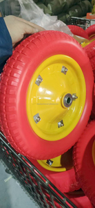 Pneus et roues de brouette en mousse PU solide anti-crevaison 3.25/3.00-8 3.00-4 3.50-8 4.00-8 pour chariot, tondeuse à <span class=keywords><strong>gazon</strong></span>, chariot à main - Product Image 4