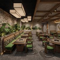 Tables et chaises de restaurant pour hotpot, mobilier commercial, sièges en banquette avec tables de cuisson sans fumée – Vente chaude
