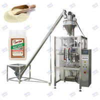 Machine de remplissage et d'emballage de poudre VFFS à 3 ou 4 côtés scellés, 100g 500g 1kg 2kg 5kg, pour détergent en poudre à lessive