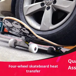 Planche à roulettes professionnelle à quatre roues en érable de rue pour adultes de 31 pouces pour débutants, enfants et adultes - Product Image 4