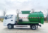 Petit camion à ordures électrique à chargement latéral de 5 m³, neuf, pour cuisine