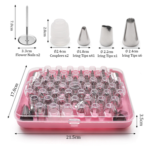 52 Cái S/S Icing Piping Vòi Trang Trí Bánh Và Mẹo Trang Trí Bánh - Product Image 6