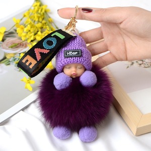 Vente en gros de <span class=keywords><strong>porte</strong></span>-<span class=keywords><strong>clés</strong></span> en <span class=keywords><strong>fourrure</strong></span> de renard kawaii, pendentif mignon, poupée bébé endormie, accessoires en peluche, <span class=keywords><strong>porte</strong></span>-<span class=keywords><strong>clés</strong></span> de voiture, <span class=keywords><strong>pompon</strong></span>, <span class=keywords><strong>porte</strong></span>-<span class=keywords><strong>clés</strong></span> bébé - Product Image 5