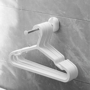 Cintre en plastique rotatif simple et support de rangement pour serviettes Crochet de salle de bain étanche Aucune installation de perceuse requise - Product Image 4