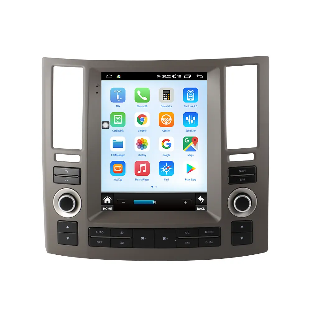 Zentrale Multimedia-Video-Player Android 13 Auto-Player für Infiniti FX35 FX45 2003-2009 GPS Navigation Stereo Bildschirm-Recorder