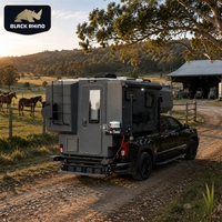 Camper 4x4 pour pick-up, caravane tout-terrain en aluminium pour Toyota Hilux, Isuzu D-Max, Ford Ranger