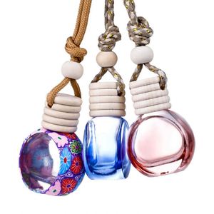 <b>Car</b> Hanging Frost Glass Perfume <b>Bottle</b> Aroma <b>Diffuser</b> 5ml 8ml 10ml 12ml 15ml 17ml Cosmetic Packaging Pump Sprayer Air Freshener - Product Image 4