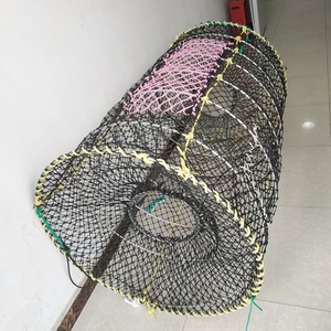 Cường Độ Cao Có Thể Gập Lại Thép Không Gỉ Nồi Cá Mồi Túi Màu Xanh Lá Cây PVC Nylon PE <span class=keywords><strong>Net</strong></span> Cho Đánh Cá Cua Cá Mút Bẫy Dụng cụ Câu Cá - Product Image 5