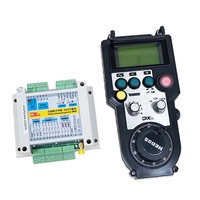 WIXHC AWGP Volante Electrónico Inalámbrico MPG, Generador de Pulsos Manual de 4, 5 y 6 Ejes para Centro de Mecanizado CNC, Grabado, Fresado y Torno