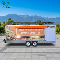 Remorque à pizza unique, chariot de restauration rapide remorquable, camion 220V, design mobile pour la livraison de snacks, en acier galvanisé, 3 roues
