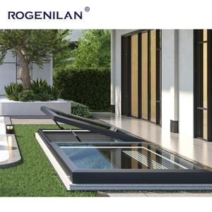 Phong Cách Hiện Đại Không Thấm Nước Nhôm Điện Tự Động Đôi Tráng Men Ban Công Mái Cửa Sổ <span class=keywords><strong>Skylight</strong></span> Hot Bán - Product Image 4