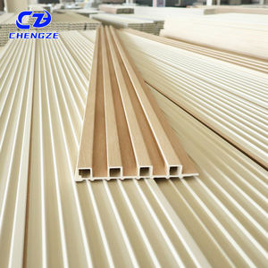 Panel <span class=keywords><strong>de</strong></span> Pared WPC Moderno Personalizado al Mejor <span class=keywords><strong>Precio</strong></span>, Diseño Acanalado, Impermeable y Ecológico <span class=keywords><strong>para</strong></span> Decoración Interior <span class=keywords><strong>de</strong></span> Comercios y Apartamentos - Product Image 2