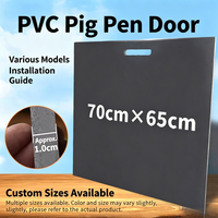Panneau de séparation pour bétail en PVC, résistant aux chocs, solide et épais, panneau de portail coulissant
