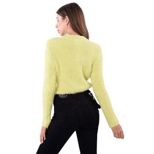 Suéter de Punto 2021, Cuello Alto, Cuello Redondo, Ropa de Mujer, Moda, Manga Larga, Informal, ST0068, Tejido por Computadora, Invierno, Nuevo - Product Image 5