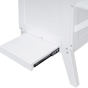 Estructura de cama plegable multifuncional oculta, para uso doméstico, con armario integrado, gran capacidad de almacenamiento, tablero de cama de madera maciza duradero. - Product Image 4