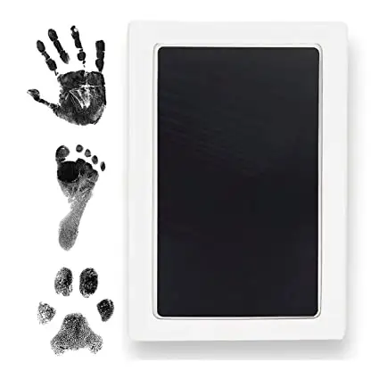 Newborn Infant Toddler Baby Handprint And Footprint handprint inkless pad Photo Frame Kit Ink pad