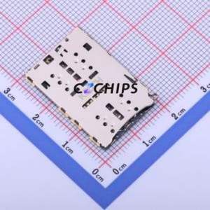 MCS-302S-C1 SIM Card Connector SMD Connector Card Tray Type Nano SIM Card Card Holder With Card Detection - Product Image 1