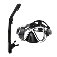 Masque de plongée sous-marine et tuba en Silicone, accessoires d'entraînement en Silicone, ensemble d'équipement, lunettes de natation, masques de plongée