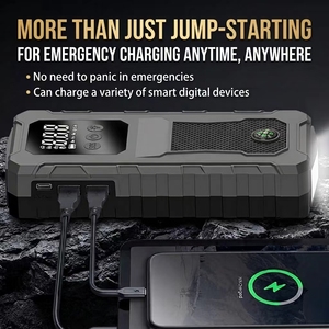 Démarreur <span class=keywords><strong>de</strong></span> Voiture T2 6000mAh Version Améliorée, Boîte à Outils Portable, Outil d'Urgence, Booster <span class=keywords><strong>de</strong></span> Batterie <span class=keywords><strong>de</strong></span> Voiture 12V, Power Bank, Lumière LED, Outil <span class=keywords><strong>de</strong></span> Démontage <span class=keywords><strong>de</strong></span> Vitre - Product Image 3