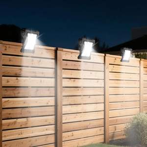 Lámpara Solar Impermeable IP65, Luz de Jardín con 3 Modos de Sensor, Luz Solar con Clip para Exteriores, para Patio Trasero, Garaje, Jardín - Product Image 4