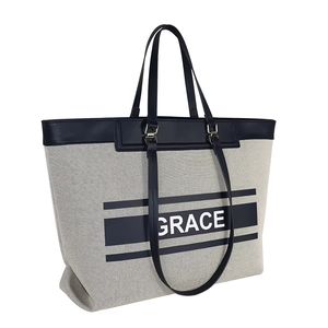 Bolsa de Yute Personalizada al por Mayor, Estilo Retro, con Logotipo Personalizado, Hello Weekend, Gran Capacidad - Product Image 2