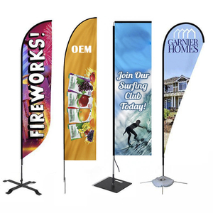 Bandera de Plumas de Poliéster con Logotipo Personalizado, Pancarta Publicitaria para Playa y Exteriores, para Eventos de <span class=keywords><strong>Surf</strong></span> - Product Image 1