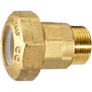 Anillo de resina de PE macho recto 25X3/4 Accesorios de compresión para latón Polipropileno Cobre Acero inoxidable NPT BSP para 12mm 50mm - Product Image 1