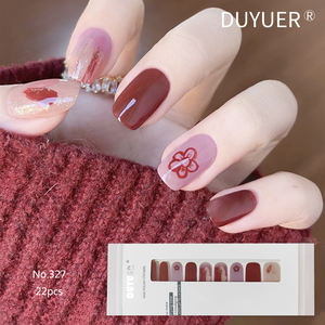 101-200 <span class=keywords><strong>11</strong></span> articles Autocollants pour ongles de luxe à motif floral français, faux ongles à presser mignons, vernis à ongles pour nail art en gros pour Noël - Product Image 6