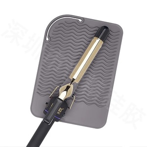 Tool Organizer Compact Silico <b>Gel</b> Anti-scald Silicone Heat-Resistant Mat Storage Rack for <b>Hair</b> <b>Curler</b> & Straightener - Product Image 1