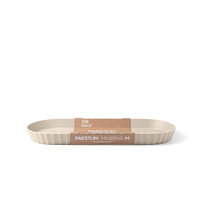 Grijze 37,5x15 cm Polypropyleen Matte Ovale Schaal voor Voedselopslag & -verpakking