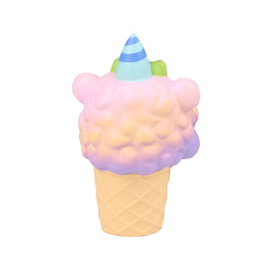 Cartoon Unicorn Ice Cream <b>Squishy</b> Pu Stress Relief Toy For Kids 5 7 Years Unisex Fidget Toy Gift - Product Image 3